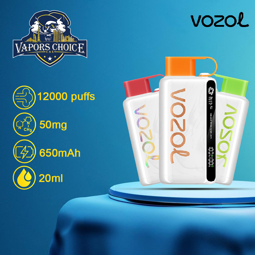 VOZOL STAR (50mg) 12000 PUFFS - DISPOSABLE VAPE 1st UAE Abu Dhabi