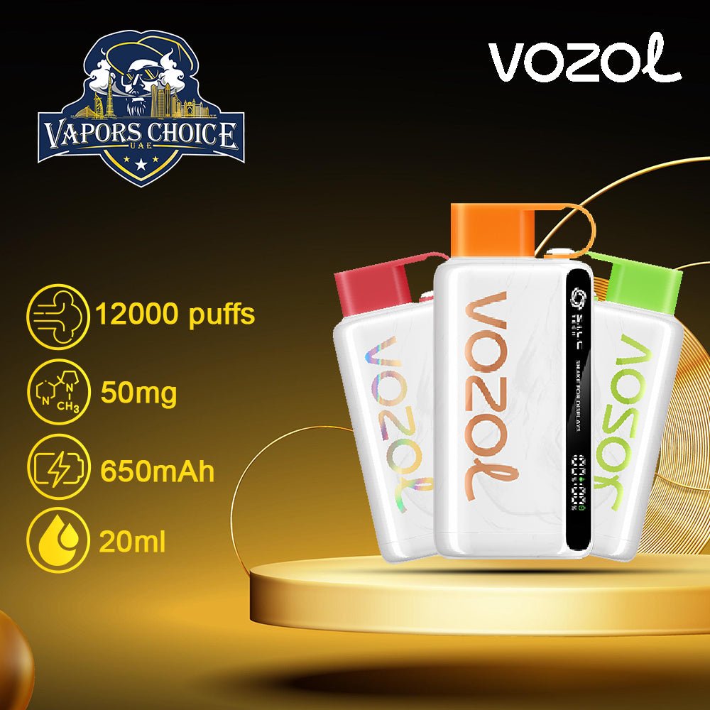VOZOL STAR (50mg) 12000 PUFFS - DISPOSABLE VAPE 2st UAE Dubai