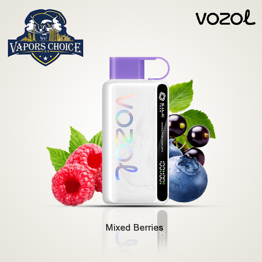 VOZOL STAR (50mg) 12000 PUFFS - DISPOSABLE VAPE Mixed Berries UAE Abu Dhabi & Dubai