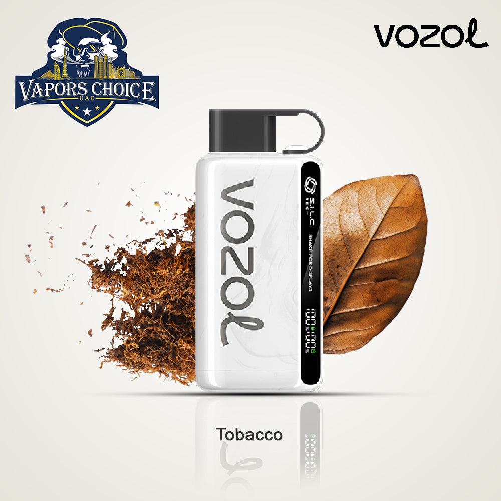 VOZOL STAR (50mg) 12000 PUFFS - DISPOSABLE VAPE Tobacco UAE Dubai & Ras Al-Khaimah 