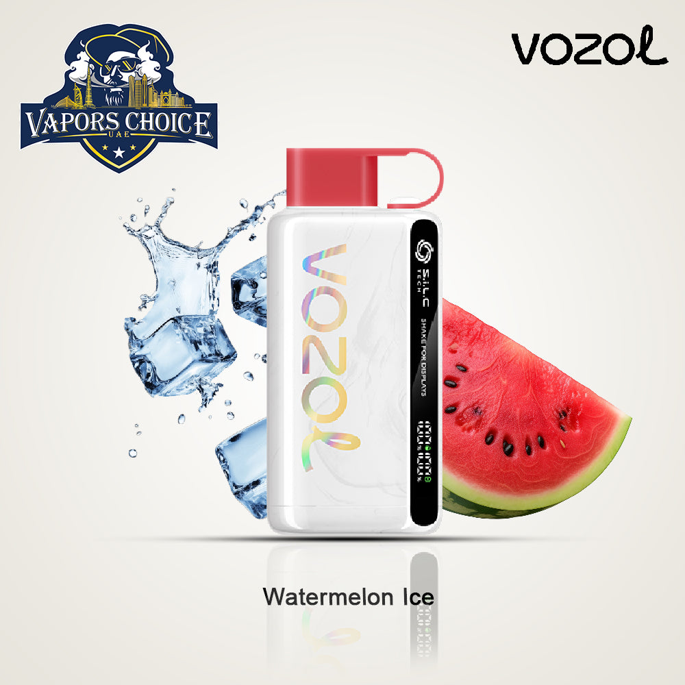 VOZOL STAR (50mg) 12000 PUFFS - DISPOSABLE VAPE Watermelon Ice UAE Ajman & Al Sharjah