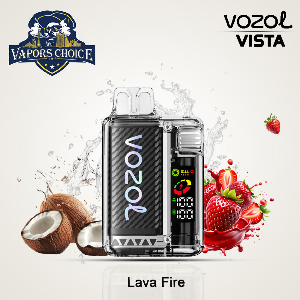 VOZOL VISTA 20000 PUFFS (50mg) DISPOSABLE VAPE Lava Fire UAE Abu Dhabi & Ajman