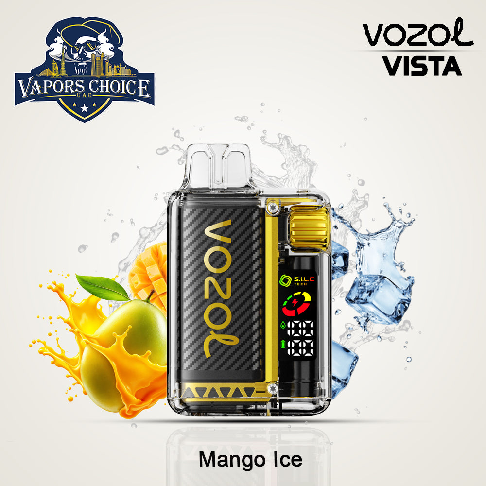 VOZOL VISTA 20000 PUFFS (50mg) DISPOSABLE VAPE Mango Ice UAE Abu Dhabi & Sharjah