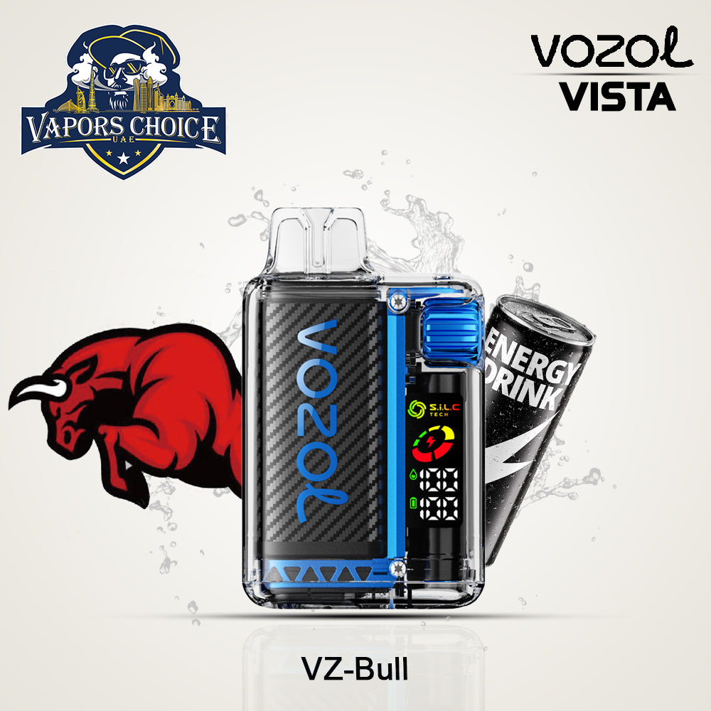 VOZOL VISTA 20000 PUFFS (50mg) DISPOSABLE VAPE VZ-Bull UAE Dubai & Fujairah