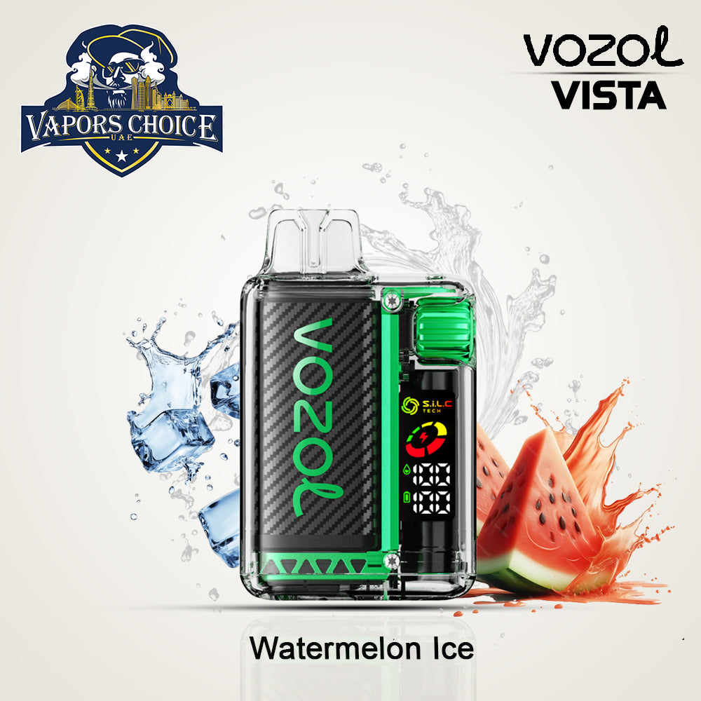 VOZOL VISTA 20K PUFFS (50mg) DISPOSABLE VAPE Watermelon Ice UAE Abu Dhabi