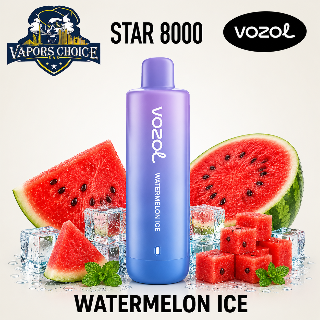 Vozol Star 8000 Puffs Disposable Vape 5% & UAE & Abu Dhabi 