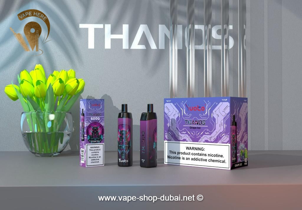 YUOTO 5000 Puffs THANOS DISPOSABLE VAPE - Vape Here Store