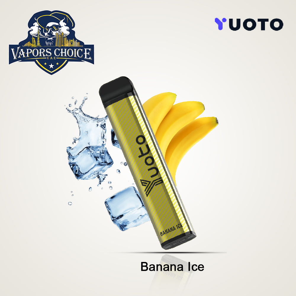 YUOTO XXL 2500 Puffs Disposable Vape (50mg) Banana Ice UAE Dubai