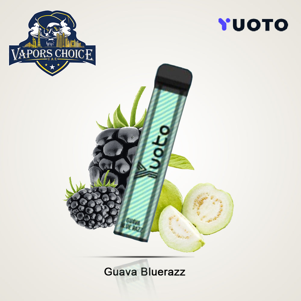 YUOTO XXL 2500 Puffs Disposable Vape (50mg) Guava Bluerazz UAE Abu Dhabi & Ajman