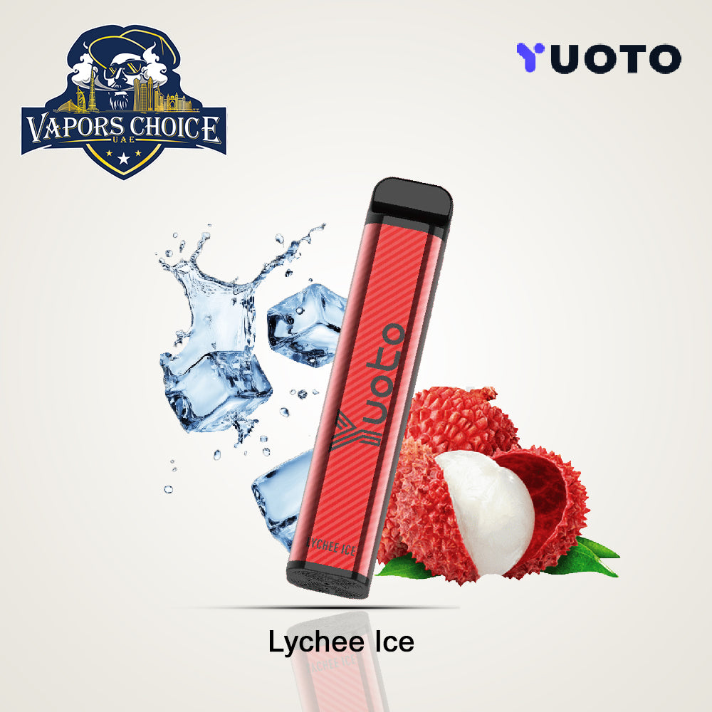 YUOTO XXL 2500 Puffs Disposable Vape (50mg) Lychee Ice UAE Dubai & Al Sharjah