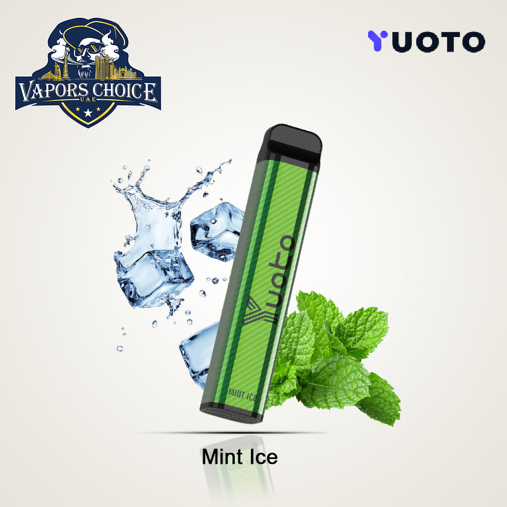 YUOTO XXL 2500 Puffs Disposable Vape (50mg) Mint Ice UAE Ajman & Dubai