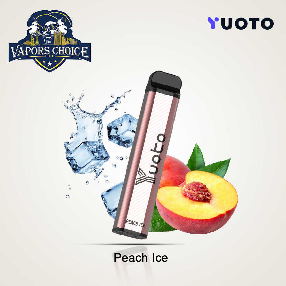 YUOTO XXL 2500 Puffs Disposable Vape (50mg) Peach Ice UAE Ras Al-Khaimah & Al Sharjah 