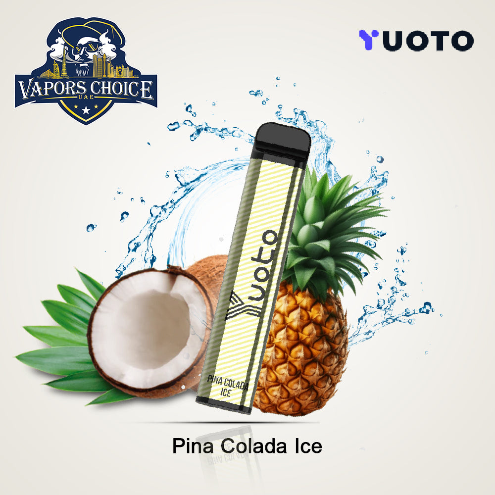 YUOTO XXL 2500 Puffs Disposable Vape (50mg) Pina Colada Ice UAE Ras Al-Khaimah & Abu Dhabi 
