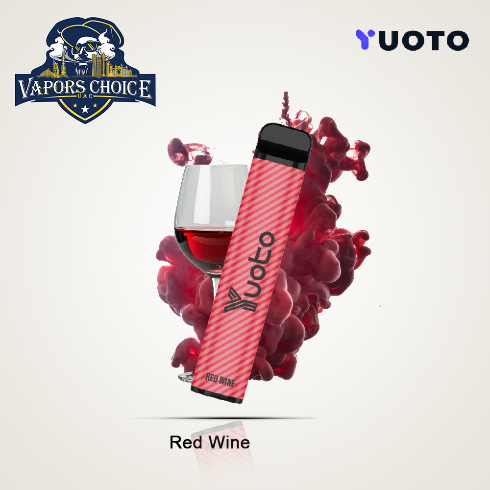 YUOTO XXL 2500 Puffs Disposable Vape (50mg) Red Wine UAE Al Sharjah & Al Ain