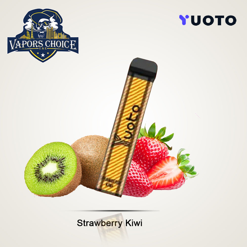 YUOTO XXL 2500 Puffs Disposable Vape (50mg) Strawberry Kiwi UAE Al Sharjah & Ras Al-Khaimah 