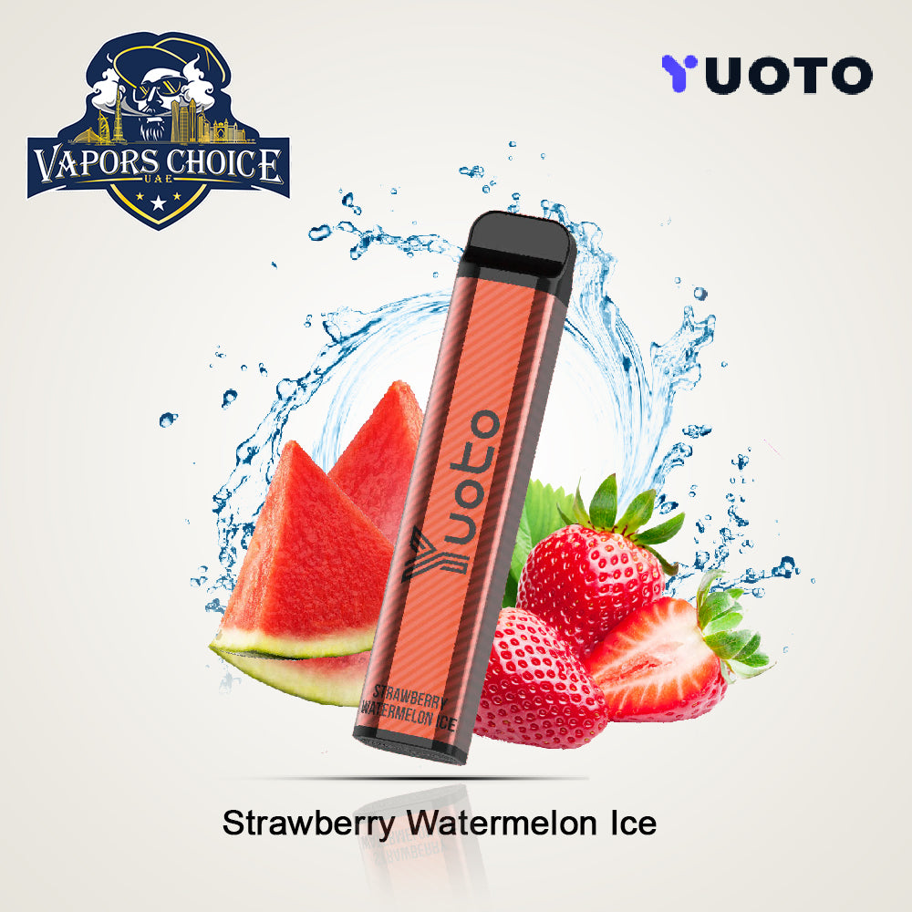 YUOTO XXL 2500 Puffs Disposable Vape (50mg) Strawberry Watermelon Ice UAE Ajman