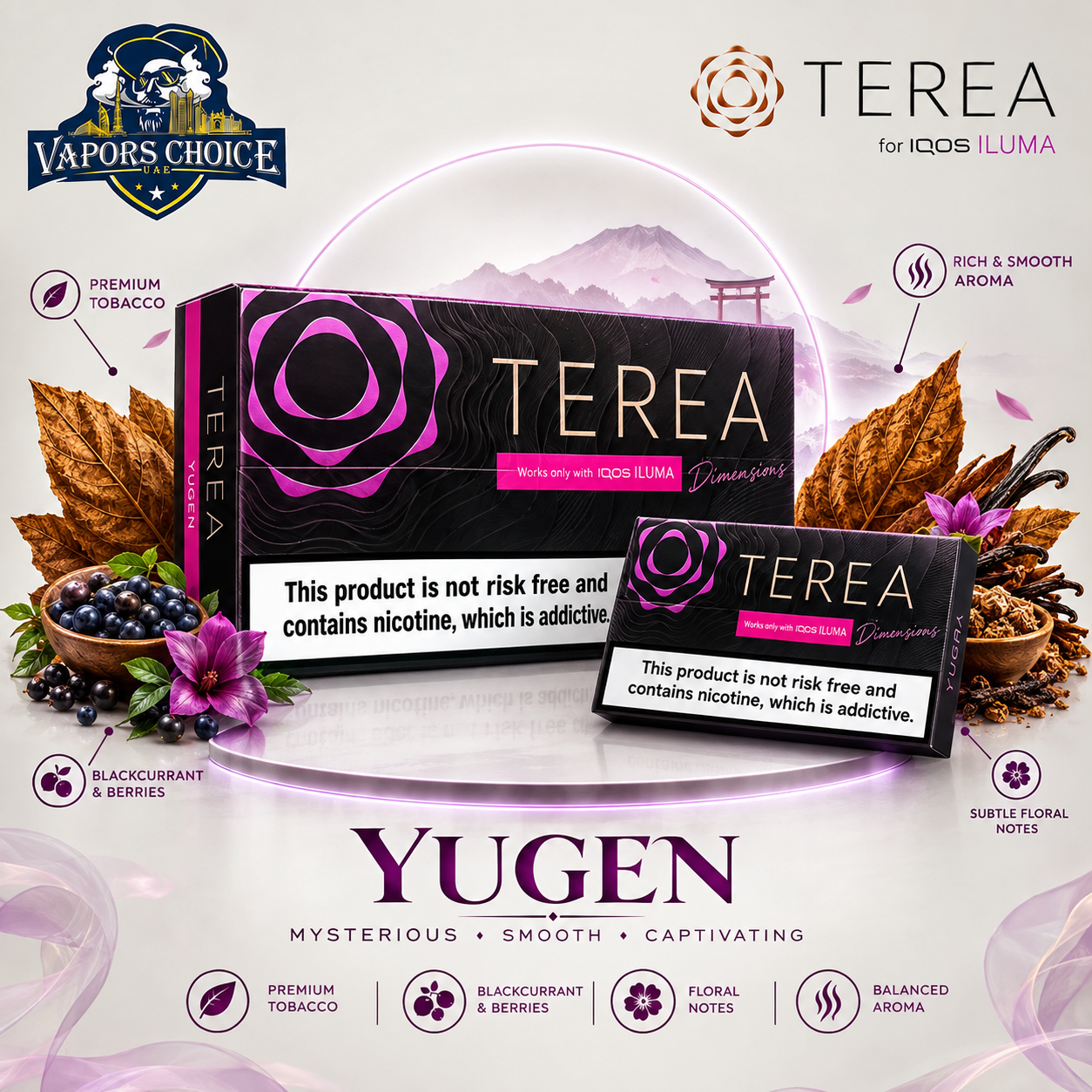 IQOS TEREA Sticks Indonesia (10 Packs) & Yugen & UAE & Dubai