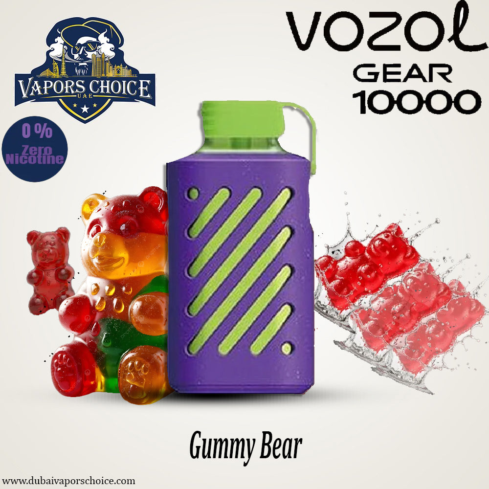 ZERO Nicotine: VOZOL GEAR 10K Puffs Disposable Vape & Sharjah
