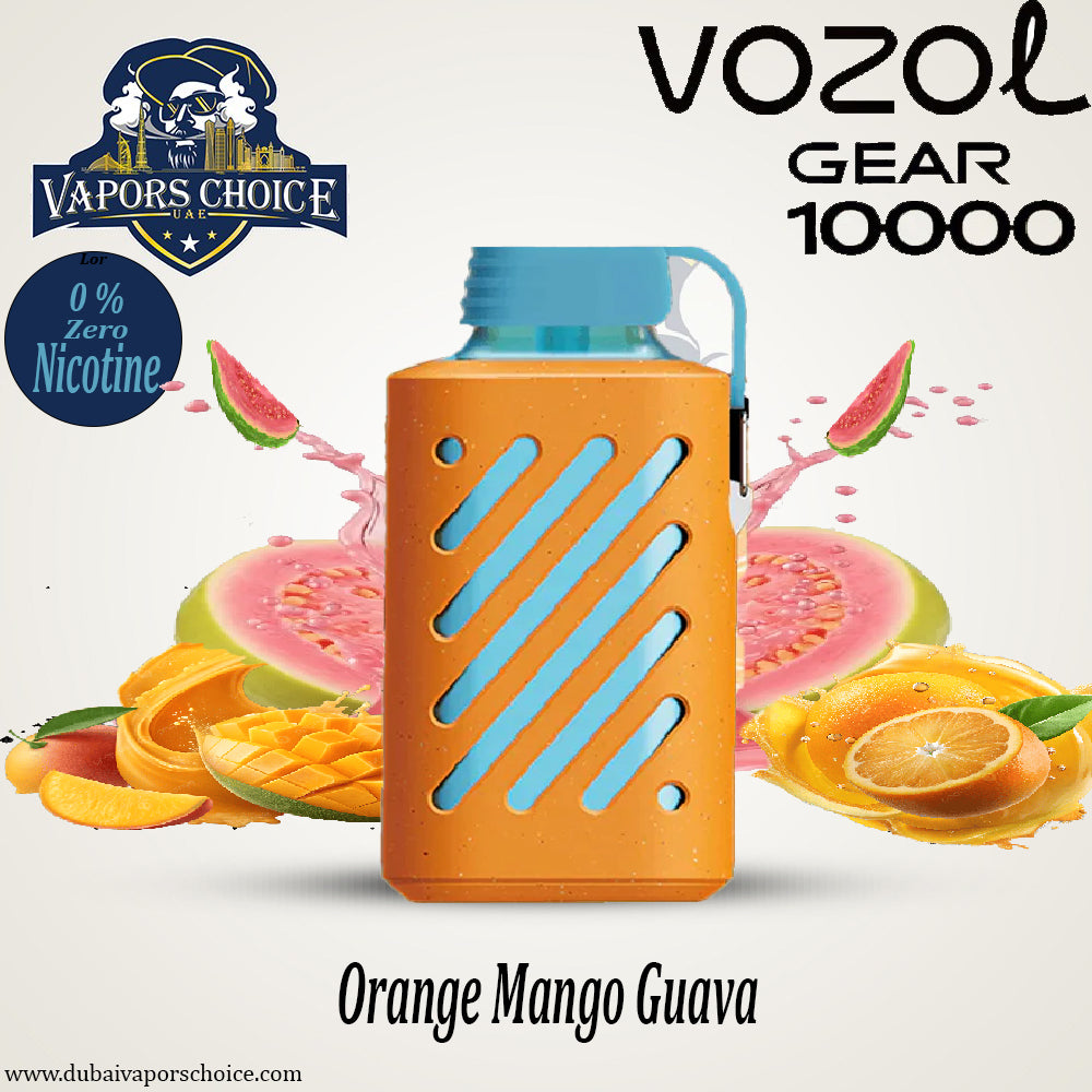 ZERO Nicotine - VOZOL GEAR 10K Puffs Disposable Vape & Orang Mango Guava & UAE &  Ajman,