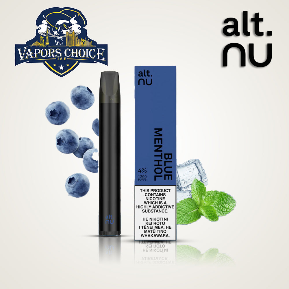 alt. NU (40mg) 1200 PUFFS DISPOSABLE VAPE V2.0 Blue Mint UAE Al Ain