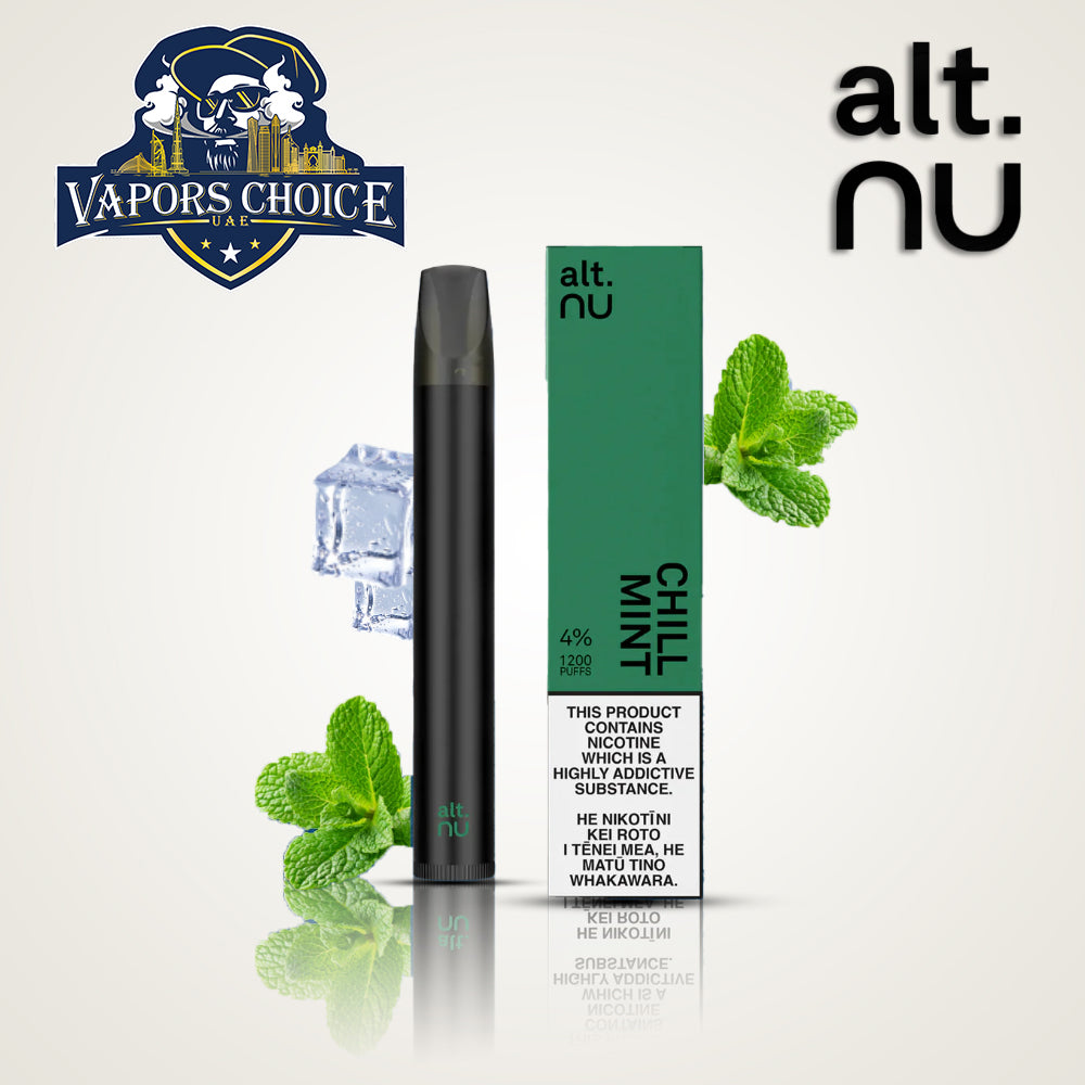 alt. NU (40mg) 1200 PUFFS DISPOSABLE VAPE V2.0 Chill Mint UAE Ras Al Khaimah