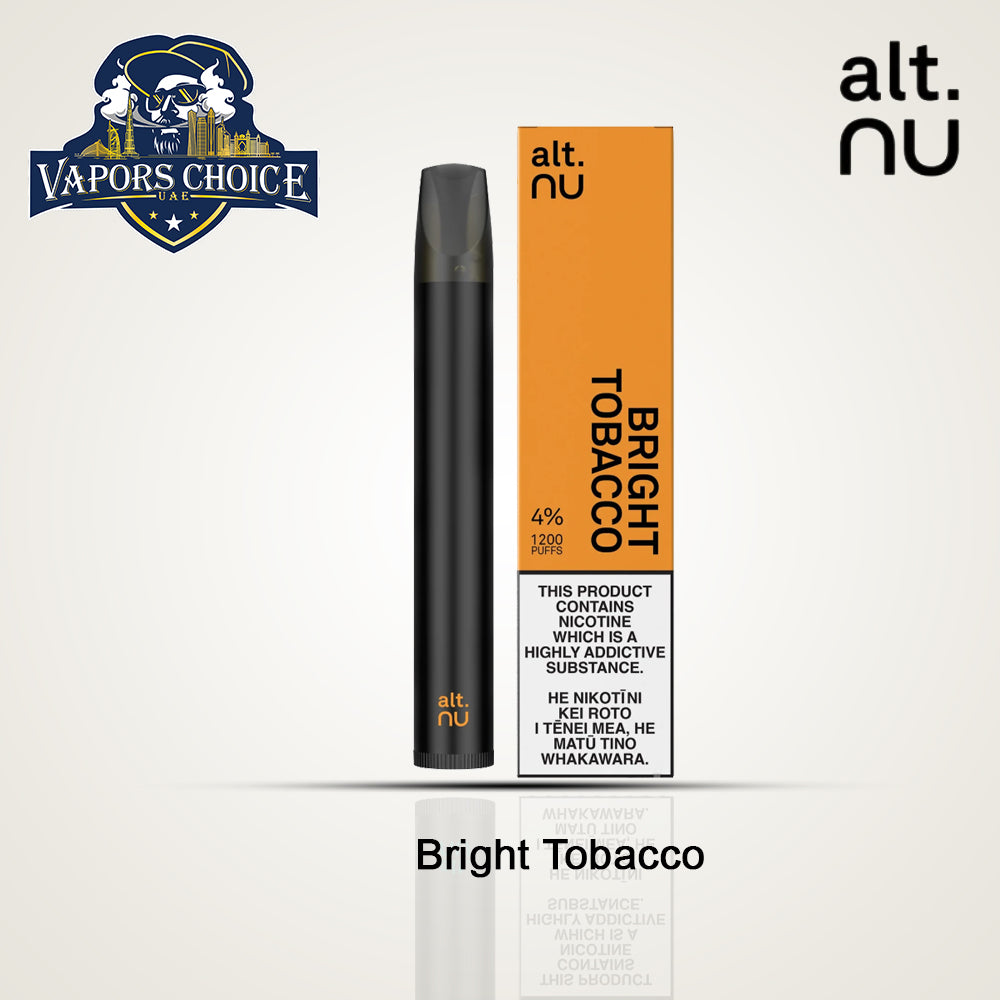 alt. NU (40mg)-1200 PUFFS DISPOSABLE VAPE-V2.0 Bright Tobacco UAE Abu Dhabi