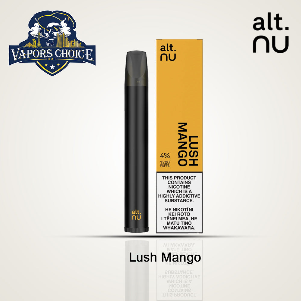 alt. NU (40mg)-1200 PUFFS DISPOSABLE VAPE-V2.0 Lush Mango UAE Abu Dhabi