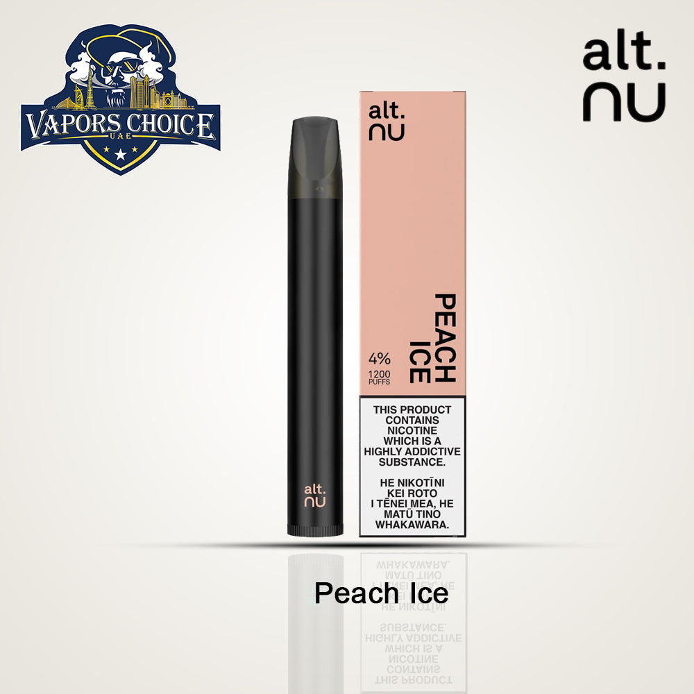 alt. NU (40mg)-1200 PUFFS DISPOSABLE VAPE-V2.0 Peach Ice UAE Abu Dhabi
