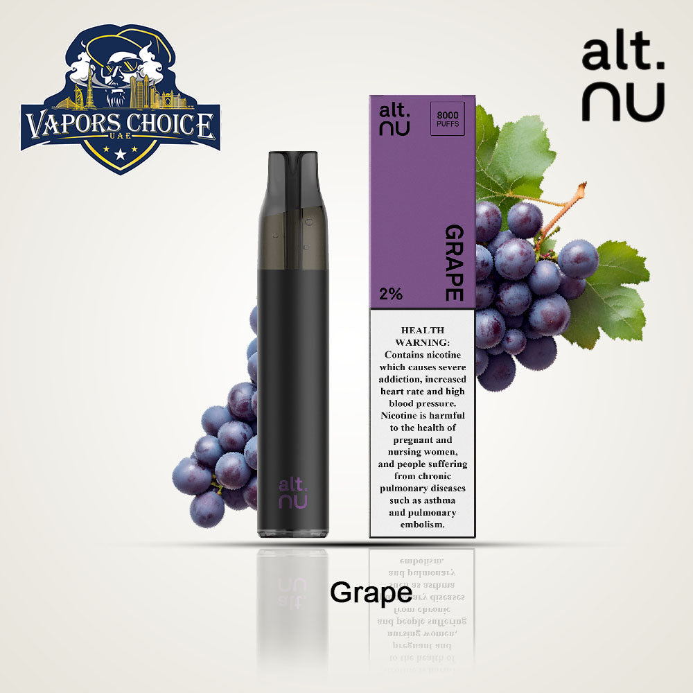 alt. NU 7 8000 Puffs 20mg Disposable Vape Grape UAE Dubai
