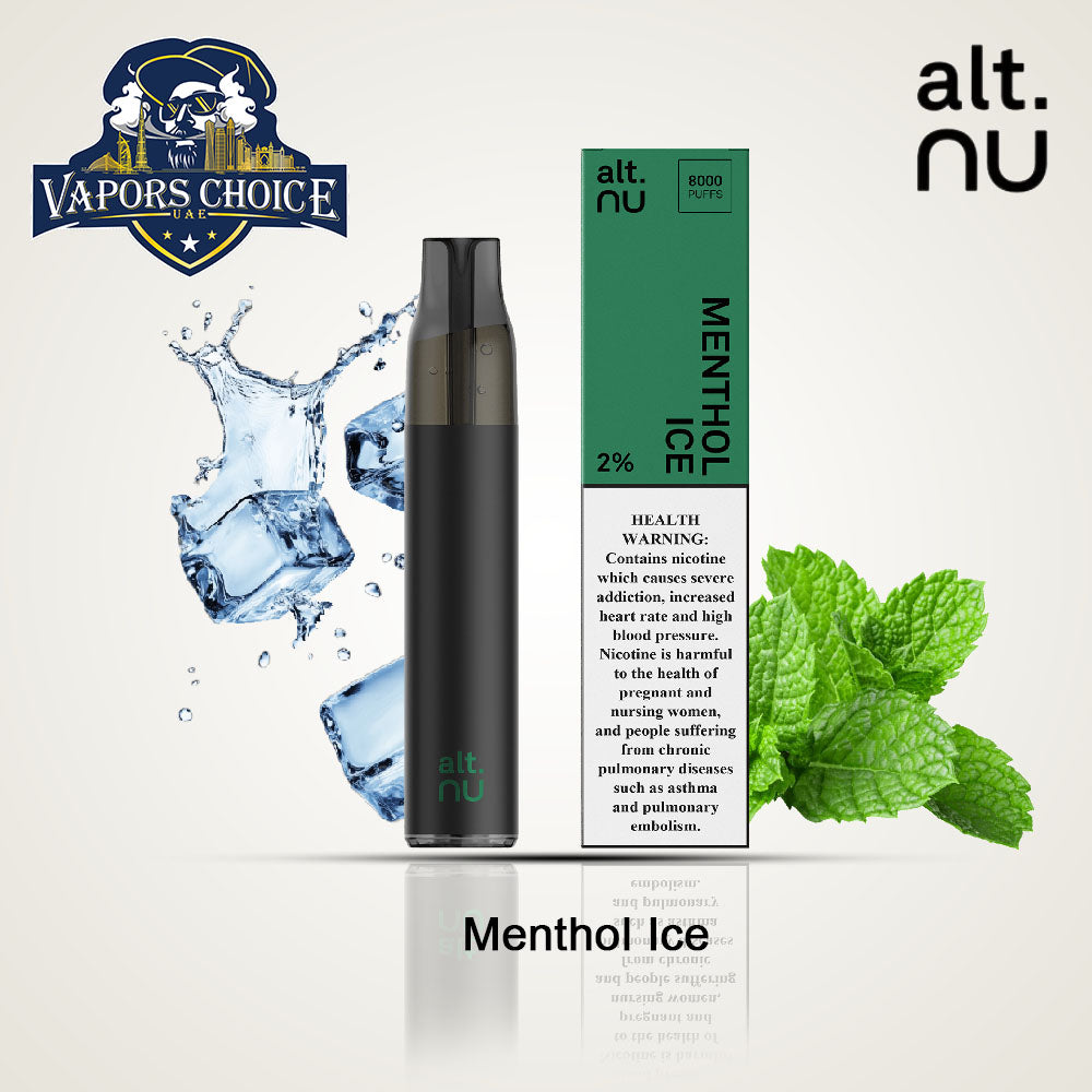 alt. NU 7 8000 Puffs 20mg Disposable Vape Menthol Ice UAE Al Sharjah