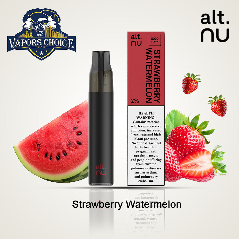 alt. NU 7 8000 Puffs 20mg Disposable Vape Strawberry Watermelon UAE Abu Dhabi & Dubai