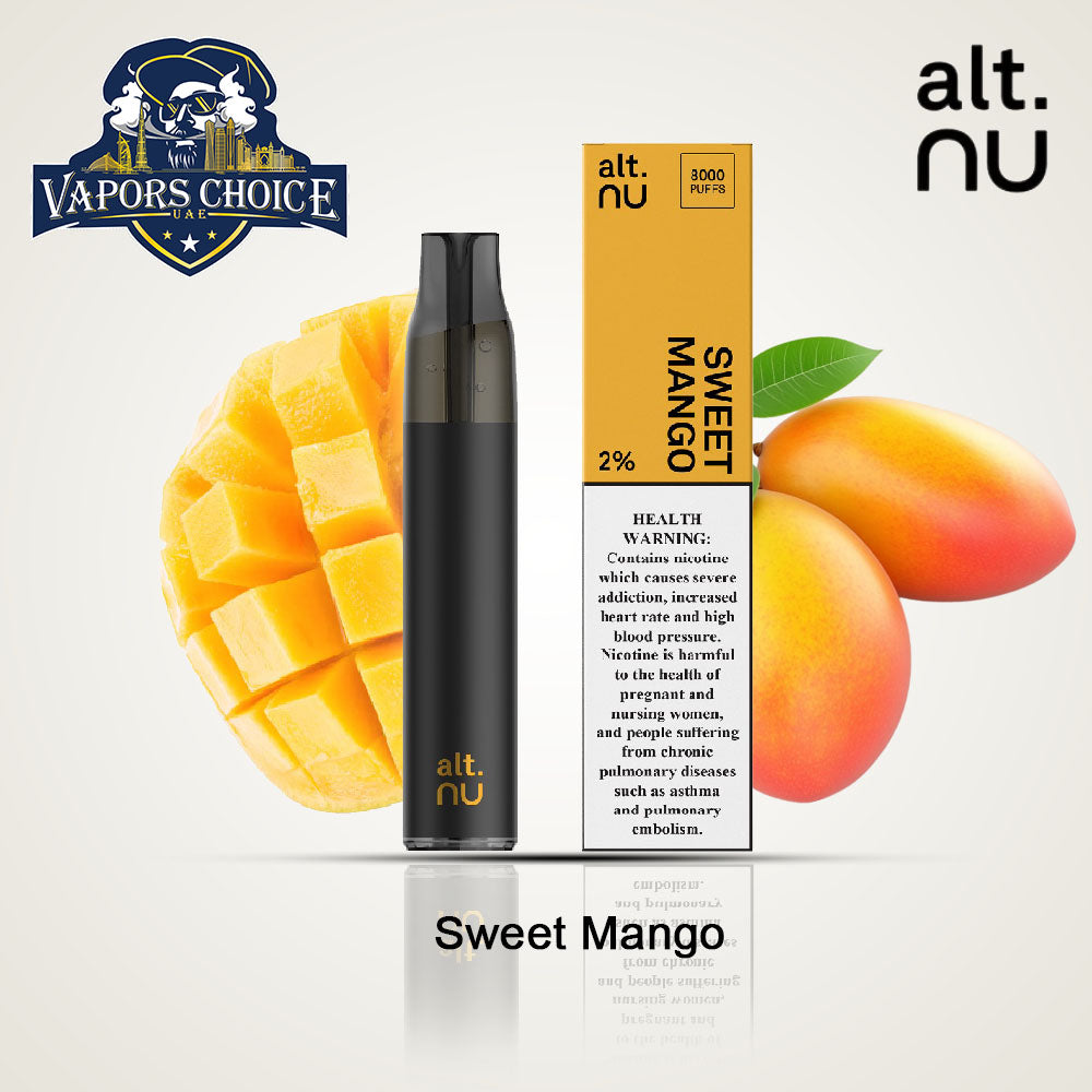 alt. NU 7 8000 Puffs 20mg Disposable Vape Sweet Mango UAE Abu Dhabi & Ajman