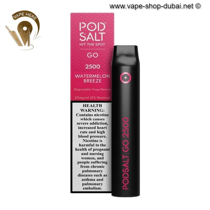 PS GO 2500 Disposable Vape Device (20mg) - Vape Here Store