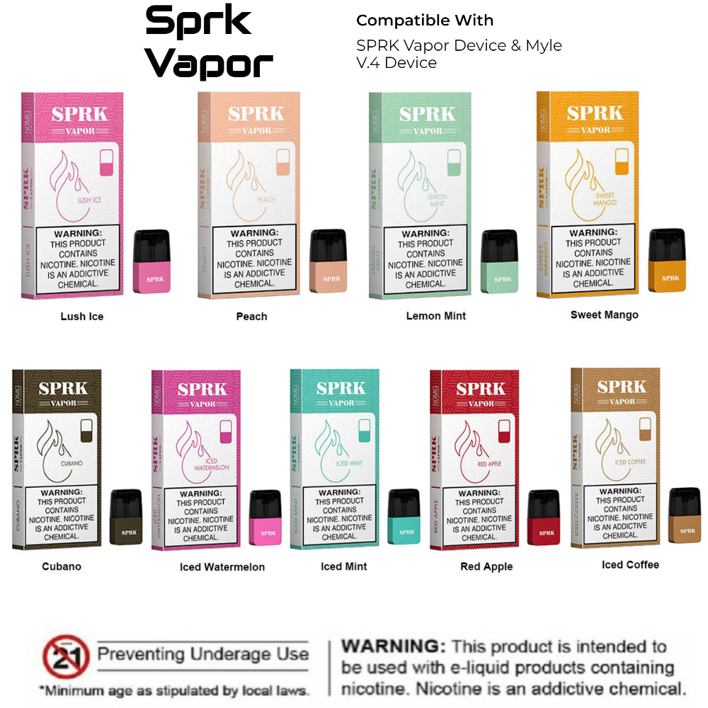 SPRK Pods Myle V4 Vape Dubai UAE Abu Dhabi Vape Here Store